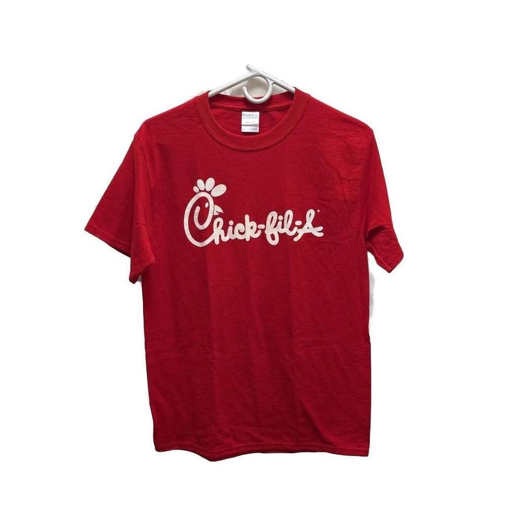 Vintage Y2K Chick-fil-A Logo T Shirt Red‎ XL